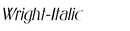 Wright Italic.ttf