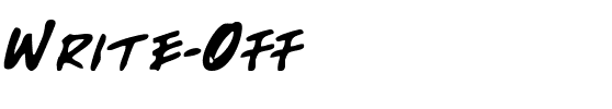 Write Off Regular.ttf