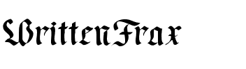 WrittenFrax Regular.ttf