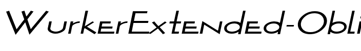 WurkerExtended Oblique.ttf