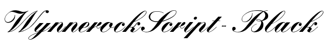 WynnerockScript-Black Regular.ttf