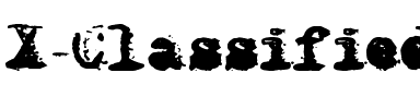 X-Classified Normal.ttf