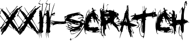 XXII SCRATCH Regular.ttf
