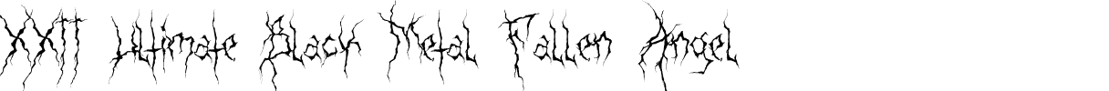 XXII Ultimate-Black-Metal Fallen-Angel.ttf