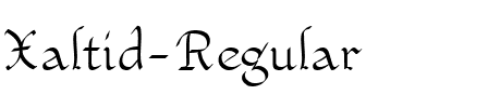 Xaltid Regular.ttf