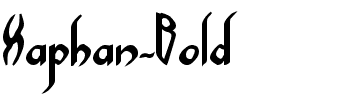 Xaphan Bold Bold.ttf