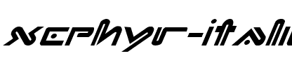Xephyr Italic Italic.ttf