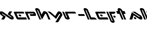 Xephyr Leftalic Leftalic.ttf