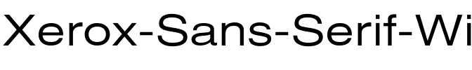 Xerox Sans Serif Wide Regular.ttf