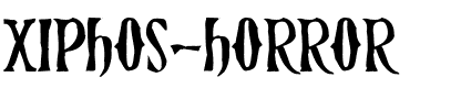 Xiphos Horror Horror.ttf