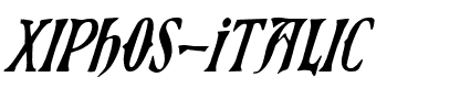 Xiphos Italic Italic.ttf