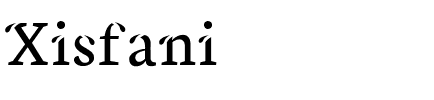 Xisfani regular.ttf