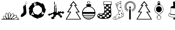 Xmas Font Dingbats Regular.ttf