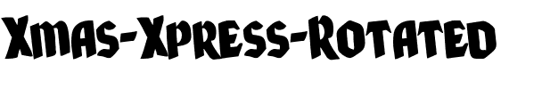Xmas Xpress Rotated Regular.ttf