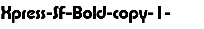 Xpress SF Bold.ttf
