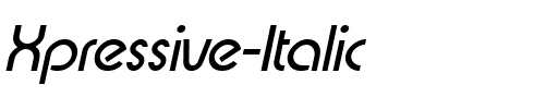 Xpressive Italic.ttf