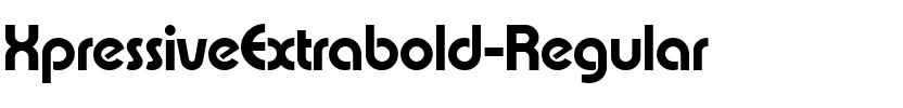 XpressiveExtrabold Regular.ttf