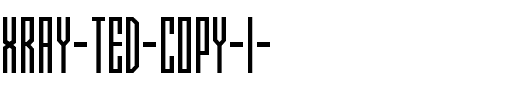 Xray Ted Regular.ttf