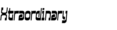 Xtraordinary Regular.ttf