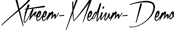 Xtreem Medium Demo Regular.ttf