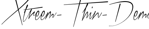 Xtreem Thin Demo Regular.ttf