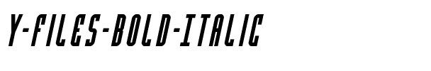 Y-Files Bold Italic Bold Italic.ttf