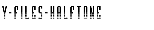 Y-Files Halftone Regular.ttf