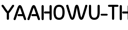 Yaahowu Thick Normal.ttf