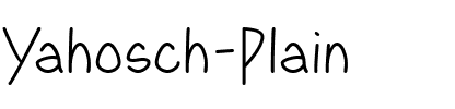 Yahosch Plain.ttf