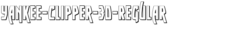 Yankee Clipper 3D Regular.ttf