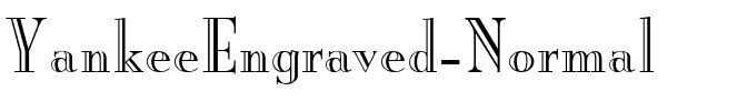 YankeeEngraved Normal.ttf
