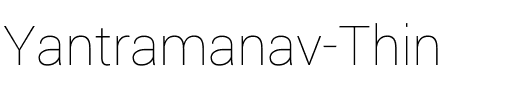 Yantramanav Thin Regular.ttf