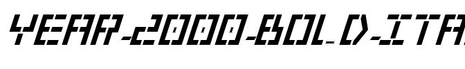 Year 2000 Bold Italic Bold Italic.ttf