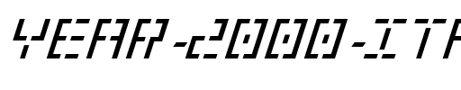 Year 2000 Italic Italic.ttf
