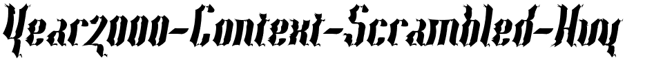 Year2000 Context Scrambled Hvy Regular.ttf