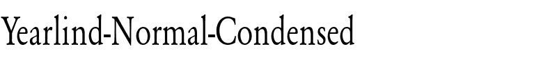Yearlind-Normal Condensed Regular.ttf
