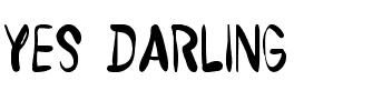 Yes Darling Normal.ttf