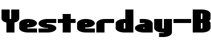 Yesterday BRK Regular.ttf