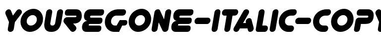 Youre Gone Italic.ttf