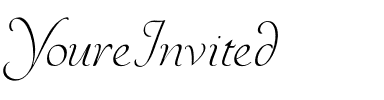 YoureInvited Regular.otf