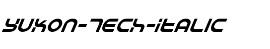 Yukon Tech Italic Italic.ttf