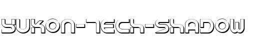 Yukon Tech Shadow Shadow.ttf