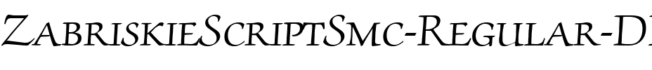 ZabriskieScriptSmc DB Regular.ttf
