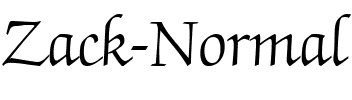 Zack Normal.ttf