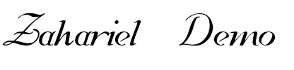 Zahariel Demo Regular.ttf