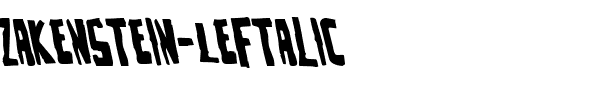 Zakenstein Leftalic Italic.ttf