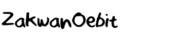 ZakwanOebit Medium.ttf