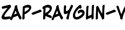 Zap Raygun V2.0 Regular.ttf