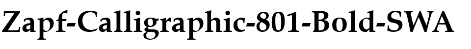 Zapf Calligraphic 801 SWA Bold.ttf