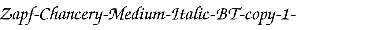 ZapfChan MdIt BT Medium Italic.ttf